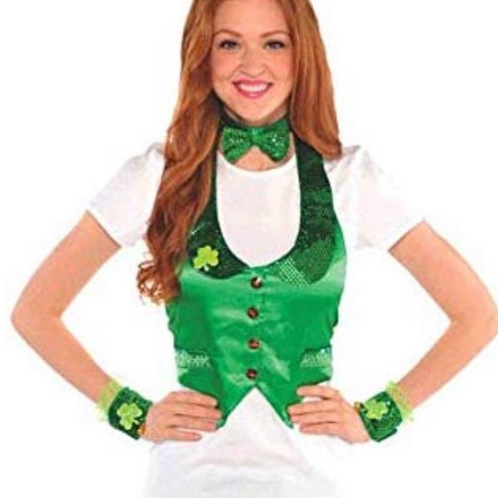 Leprechaun accessories with vest st Patrick’s day
